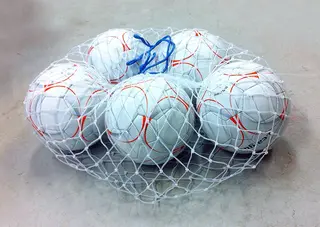 Fotballer lær str 4 5 stk i nett
