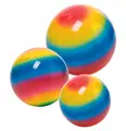 Plastballer regnbue 6 stk