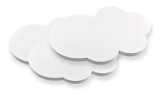 Lydabsorberende sky 40 x 900 x 600 mm, 3 stk 