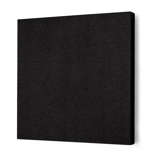 Lydabsorbent vegg Sort, 25 x 600 x 600 mm,10 stk 