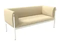 Stilt sofa 2-seter beige Beige
