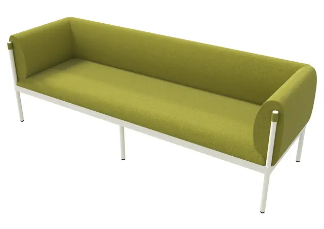 Stilt sofa 3-seter olivengrønn Olivengrønn 