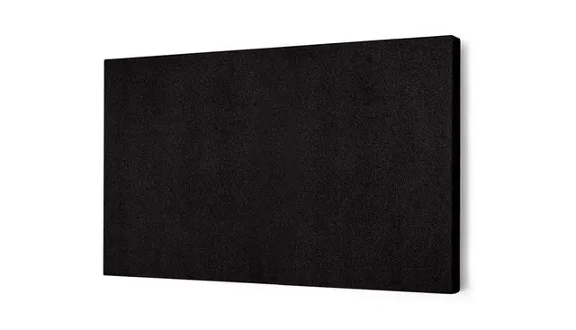 Lydabsorbent vegg Sort 25 x 600 x 1200 mm 