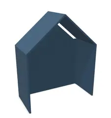 Half a Hut bl&#229; B188 x D90 x H227 cm