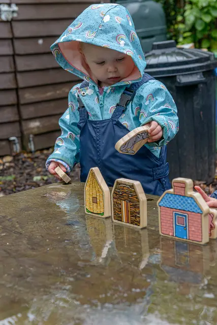 Tre små griser figurer 7 stk 