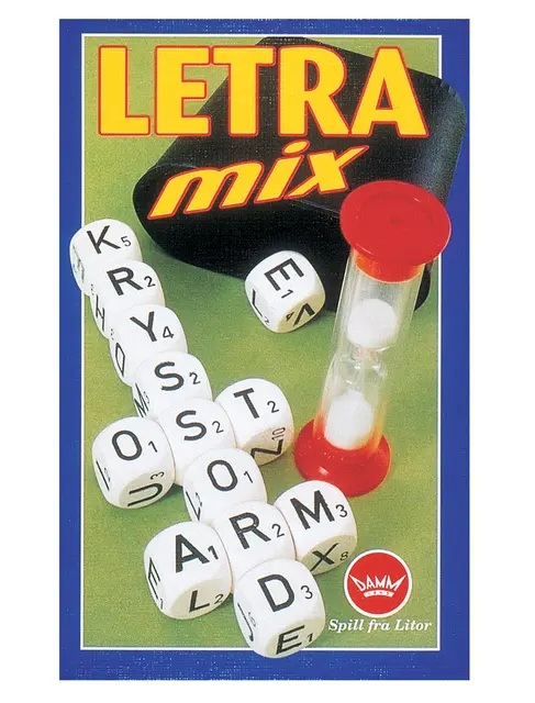 Letramix Kryssordspill fra 8 år 