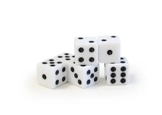 Terninger 12 mm, 6 stk