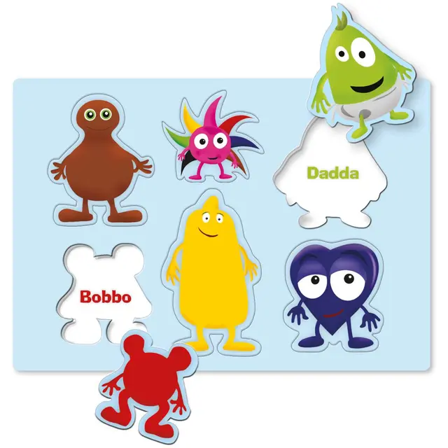 Babblarna figurpuslespill 6 brikker 