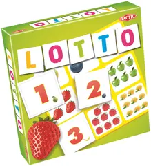Lotto tall og frukt Spill fra 3 år