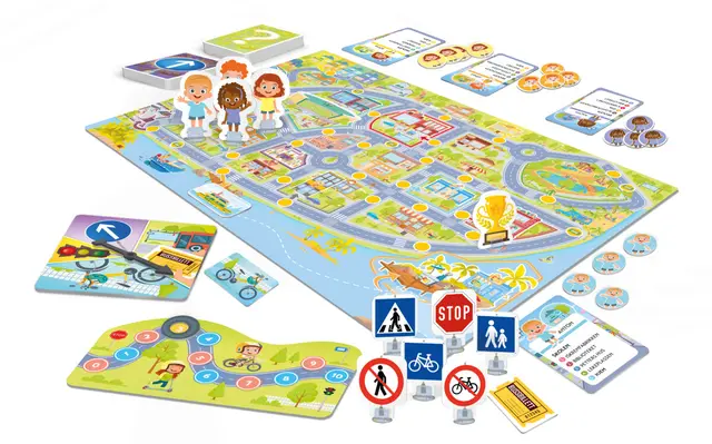Vi lærer oss Trafikk Spill fra 6 år 