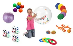 Ball- og kasteaktiviteter 35 deler