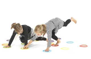 Balanse- og motorikksett 65 deler