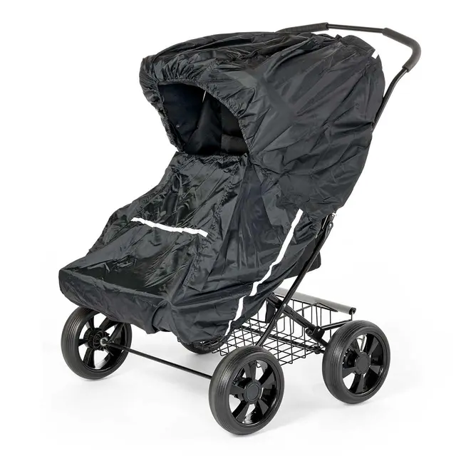 Regntrekk til tvillingvogn 