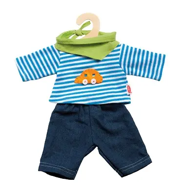 Dukkeklær pakke 32 cm 6 sett 