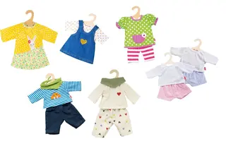 Dukkeklær pakke 38-40 cm 6 sett