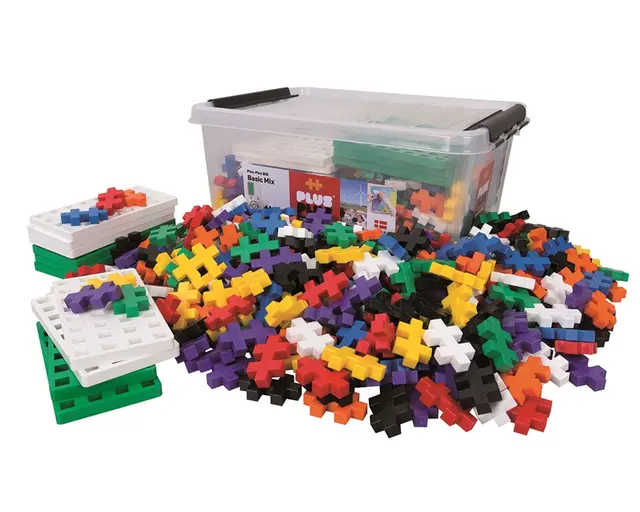 Plus-Plus Big mix med byggeplater 410 deler 