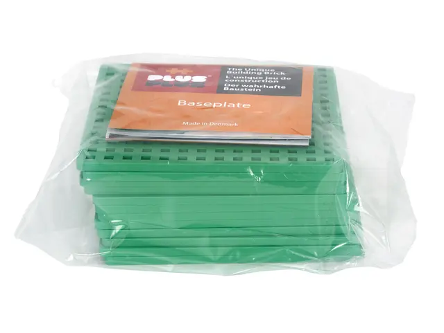 Plus-Plus Mini byggeplater L12 x B12 cm, 12 stk 