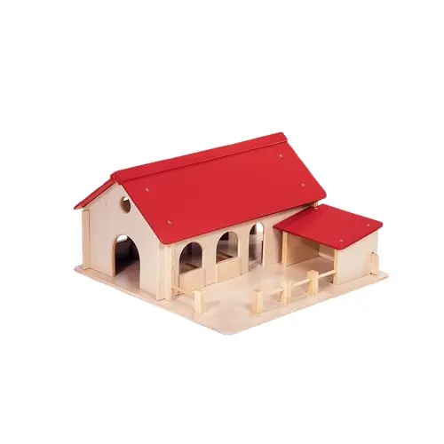 Bondegård med løftbart tak L54 x B54 x H29 cm 