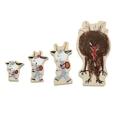 Bukkene Bruse figursett 4 stk