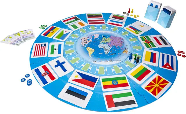 Flagg verden rundt Spill fra 8 år 