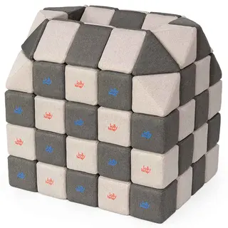 JollyHeap magnetiske byggeklosser 1322 100 stk