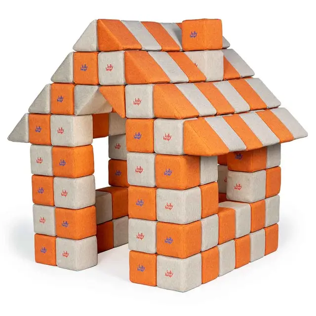 JollyHeap magnetiske byggeklosser 1325 150 stk 