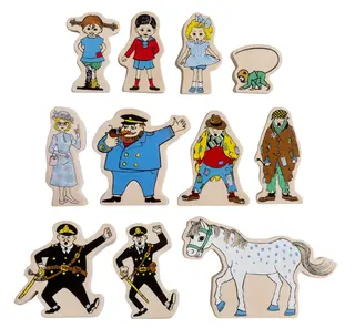 Pippi figurer 11 stk