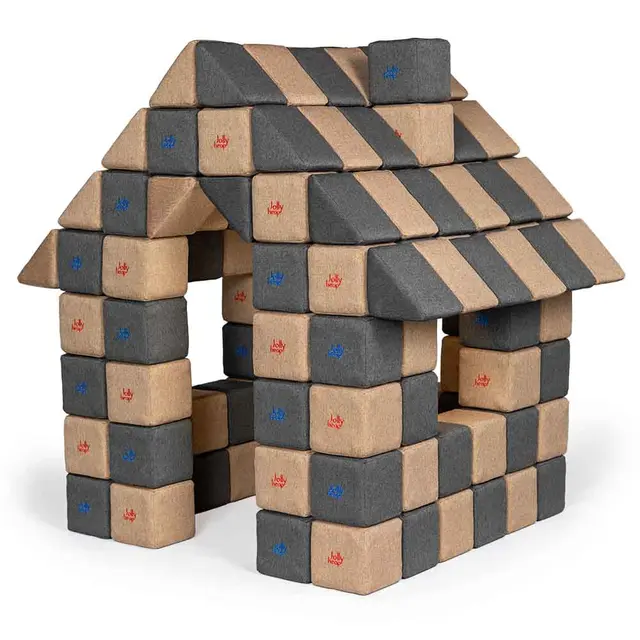 JollyHeap magnetiske byggeklosser 1422 150 stk 