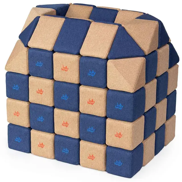 JollyHeap magnetiske byggeklosser 1426 100 stk 