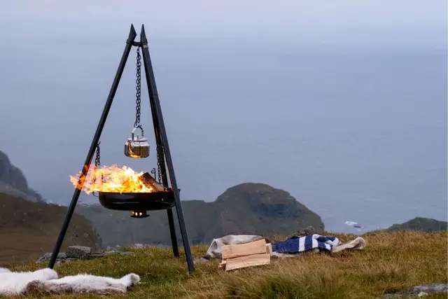 Espegard bålpanne med stativ Ø60 cm 