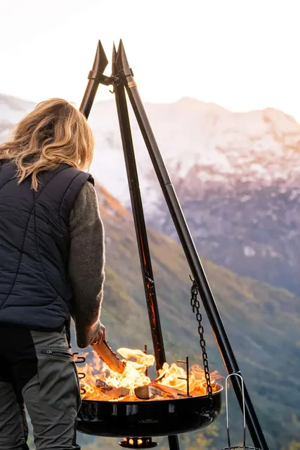 Espegard bålpanne med stativ Ø60 cm 