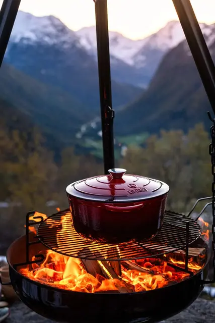 Espegard bålpanne med stativ Ø60 cm 