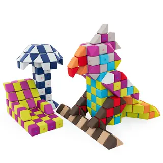 JollyHeap magnetiske byggeklosser 100 stk