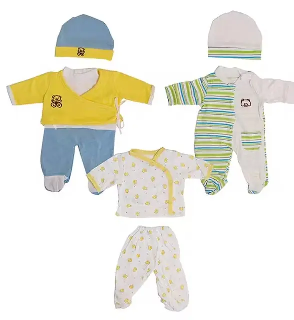 Dukkeklær pyjamas 3 sett, Str 37-43 cm 