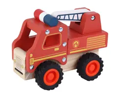 Brannbil i tre L14 x B8 x H11 cm