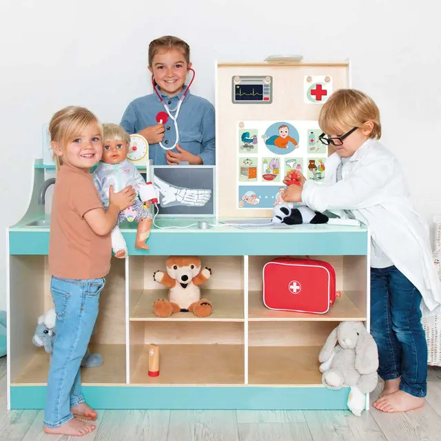 Legestasjon lekehus B110 x D40 x H112 cm 