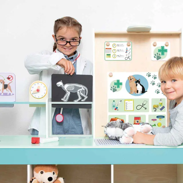 Legestasjon lekehus B110 x D40 x H112 cm 