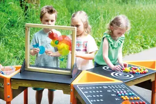 Aktivitetsbord maleramme 520 x 440 x 530 mm