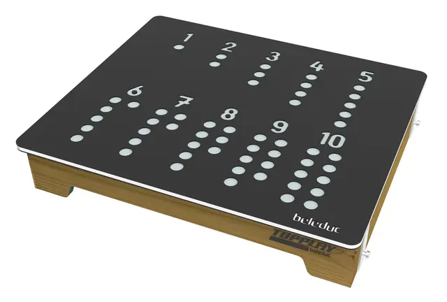 Aktivitetsbord telle 1-10 520 × 440 × 105 mm 