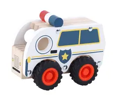 Politibil i tre L14 x B8 x H10 cm