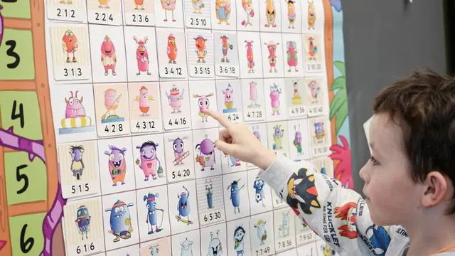 Multiplikasjon magnetplakat B95 x H107 cm 