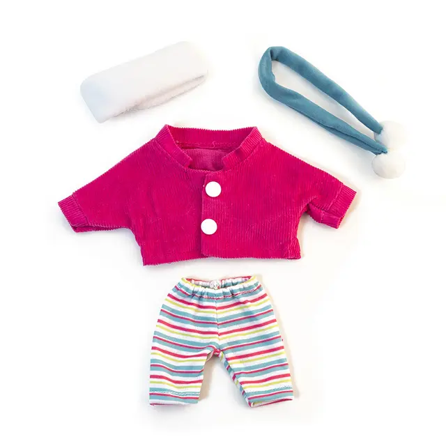 Dukkeklær bukse og jakke 21 cm 