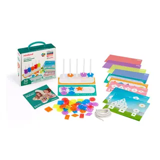 Transparent telle- og sorteringssett 67 deler