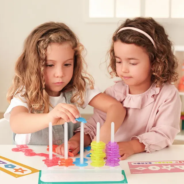 Transparent telle- og sorteringssett 67 deler 