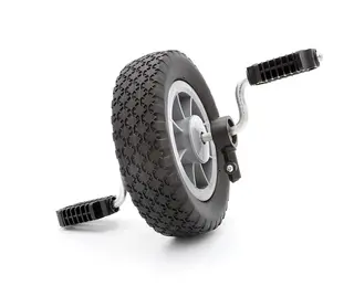 Forhjul liten trehjulssykkel Ø250 x B68 mm (+ pedaler)