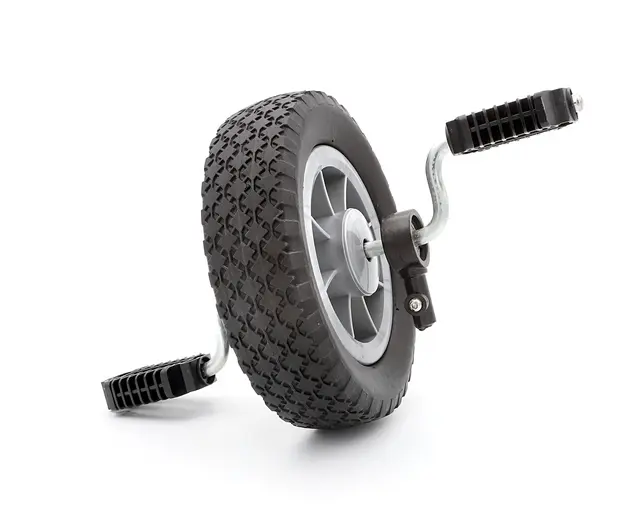 Forhjul liten trehjulssykkel Ø250 x B68 mm (+ pedaler) 