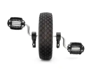 Forhjul liten trehjulssykkel Ø250 x B68 mm (+ pedaler)