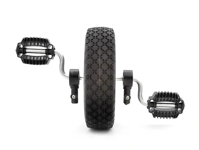 Forhjul liten trehjulssykkel Ø250 x B68 mm (+ pedaler) 