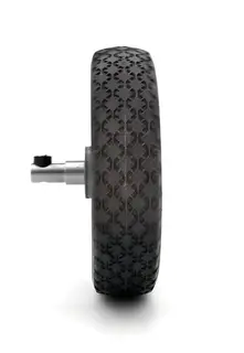 Bakhjul trehjulssykkel Ø220 x B55 mm (+ aksling)