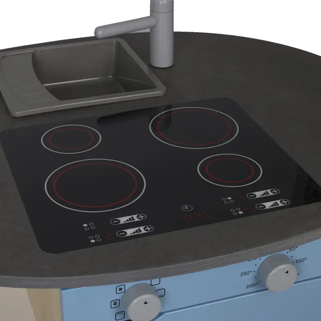 Kjøkkenøy mini blå L67 x B82 x H55 cm 